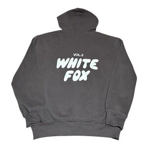 White Fox Boutique Volume 3 Hoodie Sweatshirt Grey Blue